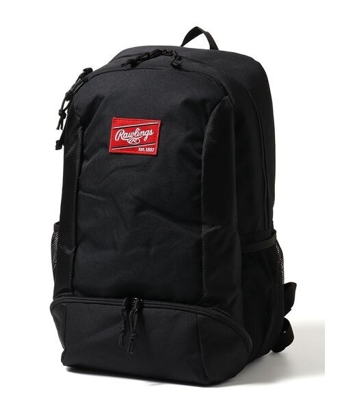ローリングス（rawlings）/デイパック スプリットバックパック − ブラック／ブラック／レッド デイパック スプリットバックパック - ブラック／ブラック／レッド