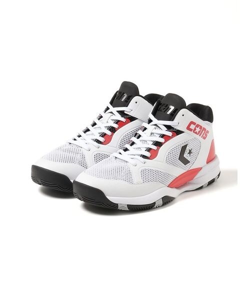 [�}���C]�o�X�P�b�g&�o���[&���̑����Z CONS ACCELERATOR MID(�R���Y �A�N�Z�����[�^�[ MID)/���̑��̃u�����h�iother�j WHITE/RED