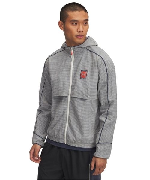 [}C]WPbg UA RUN 96 JACKET/A_[A[}[iUNDER ARMOUR j White Quartz ^ White