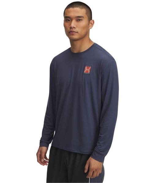 [�}���C]����T�V���c�i����T�j UA RUN 96 LONGSLEEVE/�A���_�[�A�[�}�[�iUNDER ARMOUR �j Downpour Gray �^ �^ W