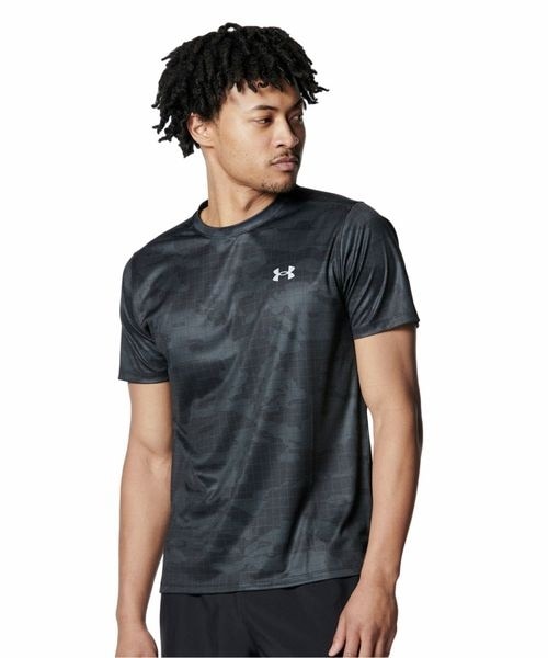 [}C]V[gX[uTVc UA SPEED STRIDE SS PRINTED/A_[A[}[iUNDER ARMOUR j Black ^ ^