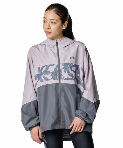 [}C]WPbg UA MESH LINER WOVEN PRINT/A_[A[}[iUNDER ARMOUR j Gray Dawn ^ ^