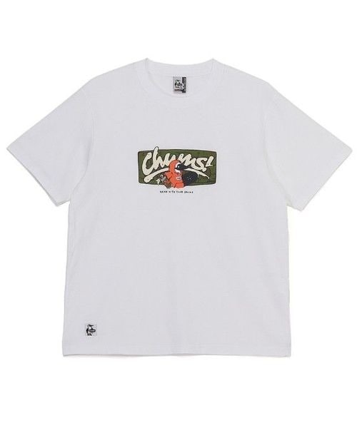 [�}���C]�V���c�E�|���V���c Anti-Bug CHUMS Graffiti T-Shirt/�`�����X�iCHUMS�j White