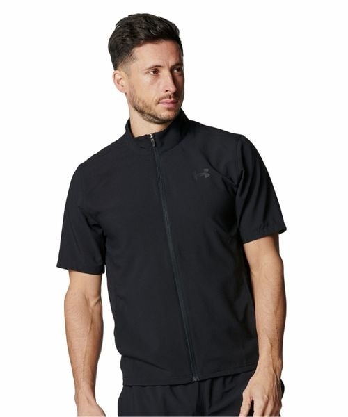 [}C]WPbg UA FRESH WOVEN FZ SS/A_[A[}[iUNDER ARMOUR j Black ^ ^