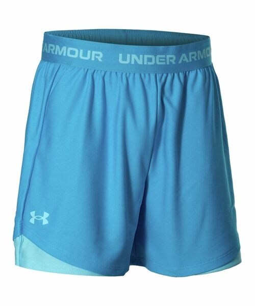 [}C]V[gpc UA Tech Play Up 5in Shorts/A_[A[}[iUNDER ARMOUR j Capri ^ Sky Blue ^ S