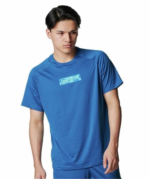 [}C]TVc UA TECH GRAPHIC SS T SHIRT/A_[A[}[iUNDER ARMOUR j Varsity Blue ^ ^ Co