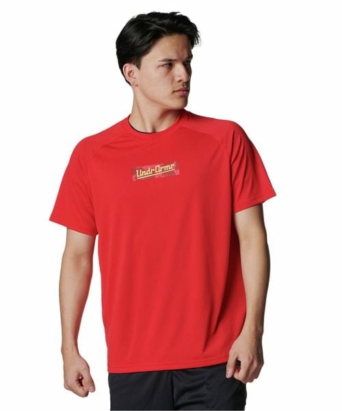 [}C]TVc UA TECH GRAPHIC SS T SHIRT/A_[A[}[iUNDER ARMOUR j Red ^ ^