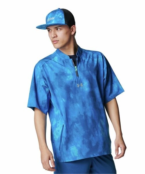 [}C]EChu[J[ UA YARD NOVELTY CAGE JACKET/A_[A[}[iUNDER ARMOUR j Varsity Blue ^ ^ Si