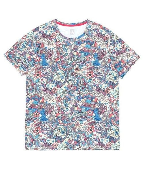 [}C]V[gX[uTVc Running All Pattern T-Shirt/`XiCHUMSj Hippie Trip