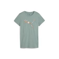 Tシャツ GRAPHICS フローラル キャット ロゴ Tシャツ
