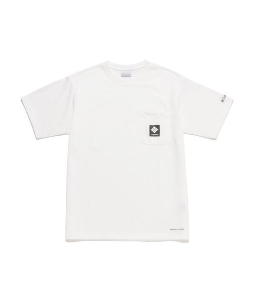 [�}���C]T�V���c VEDDER AVENUE POCKET SS TEE/�R�����r�A�iColumbia�j Sea Salt