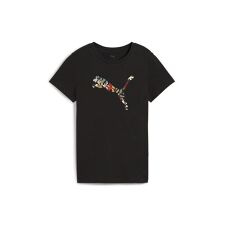Tシャツ GRAPHICS フローラル キャット ロゴ Tシャツ