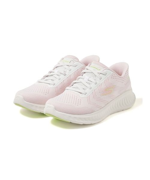 [�}���C]�t�b�g�E�F�A GO WALK NOW-KHLOE/�X�P�b�`���[�Y�iSKECHERS�j WHITE/PINK