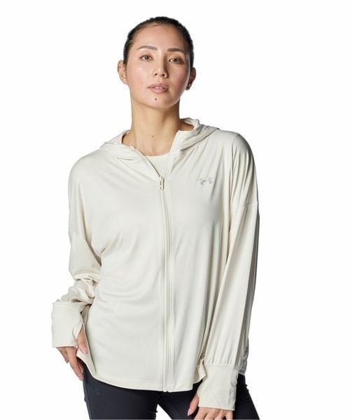 [}C]WPbg UA UV PROTECTION FZ HOODIE/A_[A[}[iUNDER ARMOUR j Stone ^ ^