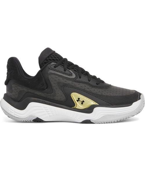 [}C]oXPbgV[Y UA Spawn 7/A_[A[}[iUNDER ARMOUR j Black ^ Metallic Gol