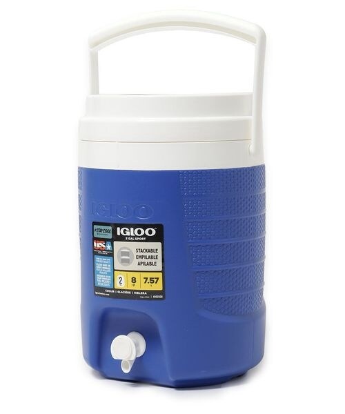 [}C]{gE}O SPORT 2 GALLON/CO[iIGLOOj MAJ BLUDWHTDWHTDWHT