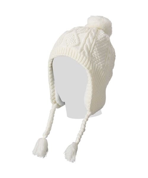 [}C]̑EFAANZT[ LbYjbgLbv(KIDS BEANIE)/m[Xs[NiNORTHPEAKj WHITE