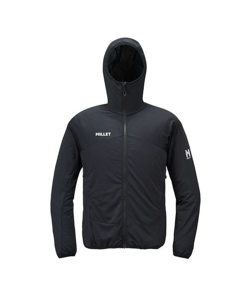 [}C]t[XEjbg MIDDLER MESH HOODIE M/~[iMILLETj BLACK | NOIR