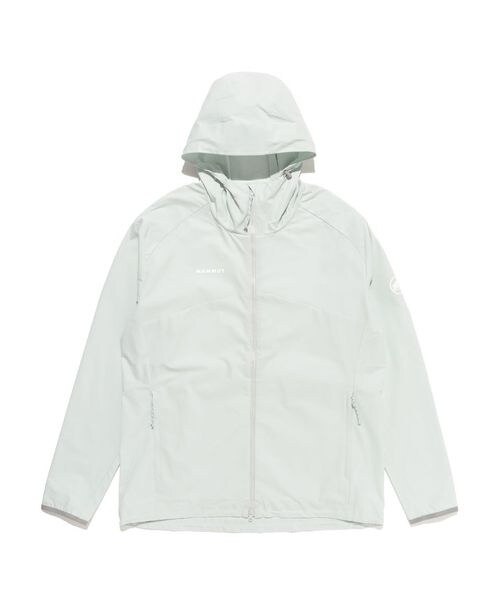 [}C]WPbg GRANITE SO Hooded Jacket AF Women/}[giMAMMUTj silver sage