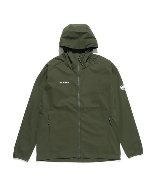 [}C]WPbg GRANITE SO Hooded Jacket AF Men/}[giMAMMUTj dark marsh