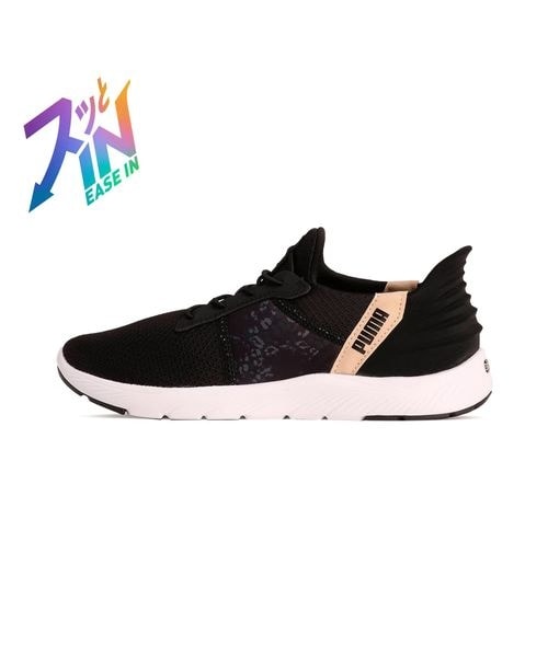 [}C]JWA SOFTRIDE REMI EASE IN I W/v[}iPUMAj PUMA BLACK|LIGHT SAN