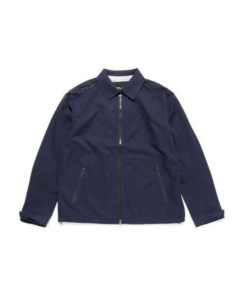 [}C]WPbg WOVEN-BOMBER-JACKET 2_5 LAYER POLY/̑̃uhiotherj REFINED NAVY