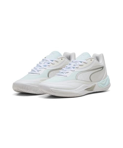 [�}���C]�o�X�P�b�g�V���[�Y ALL-PRO NITRO SKYBREAK/�v�[�}�iPUMA�j PUMA WHITE�|AQUA