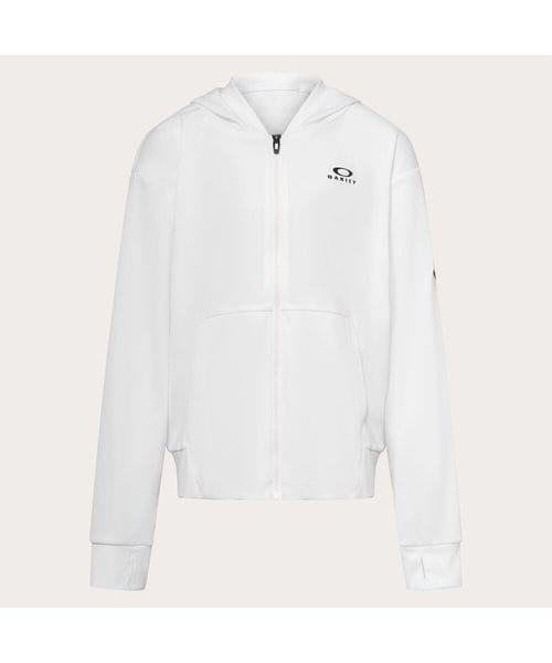 [}C]bVK[h YTR UV SHADE HOODIE JKT 9.0/I[N[iOakleyj WHITE