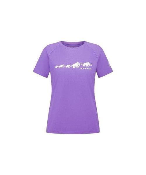 [�}���C]T�V���c QD Logo Print T-Shirt AF Women/�}���[�g�iMAMMUT�j lavandin PRT3