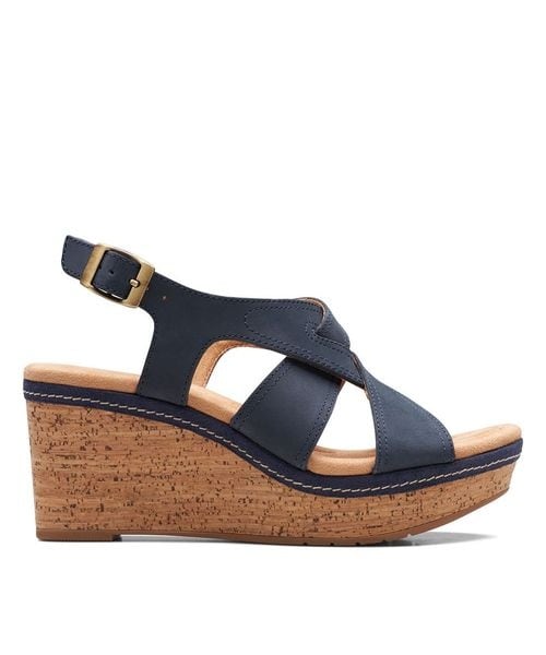 [}C]fB[X ELLERI RAE/N[NXiClarksj NAVY NUBUC