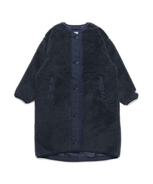 美品♡ヘルノ ゴアテックス ポリエステル フーディーコート ネイビー 42 エコペル社 ウール混 ボアコート 通販 - ディノス