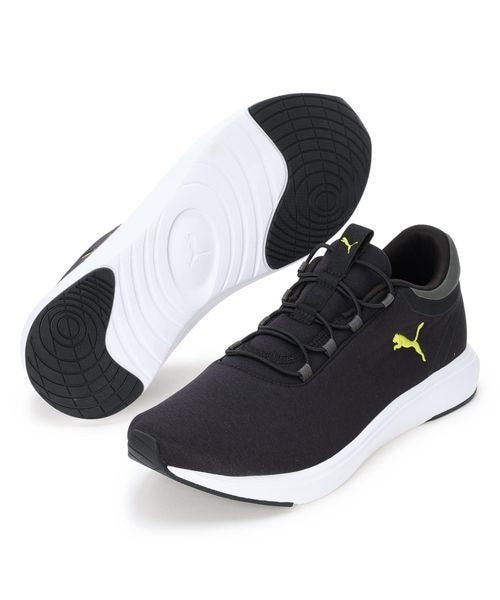 [}C]JWAEH[LO SOFTRIDE N[Y 2 XbvI R[h/v[}iPUMAj PUMA BLACK|LIME SMAS
