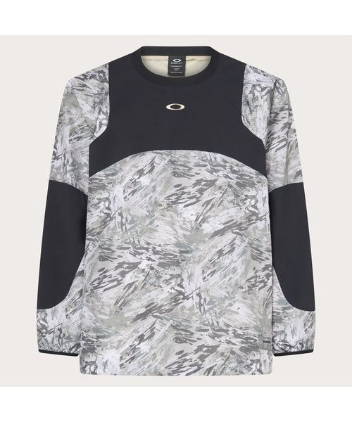 [}C]EChu[J[ STRIKING WIND MESH LS PULLOVER 8.0/I[N[iOakleyj GREEN PRINT