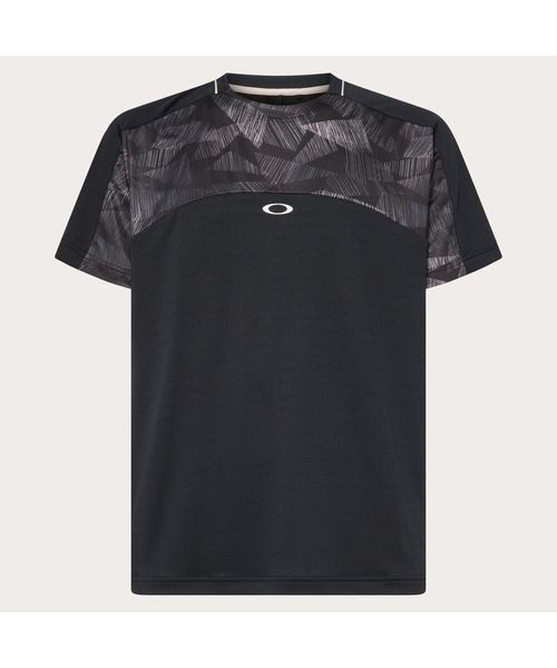 [}C]Vc SLANT BLOCK TEE 12.0/I[N[iOakleyj BLACKOUT