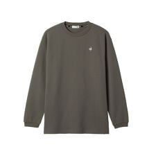 長袖Tシャツ（ロンT） ヘランカワッフル長袖Tシャツ