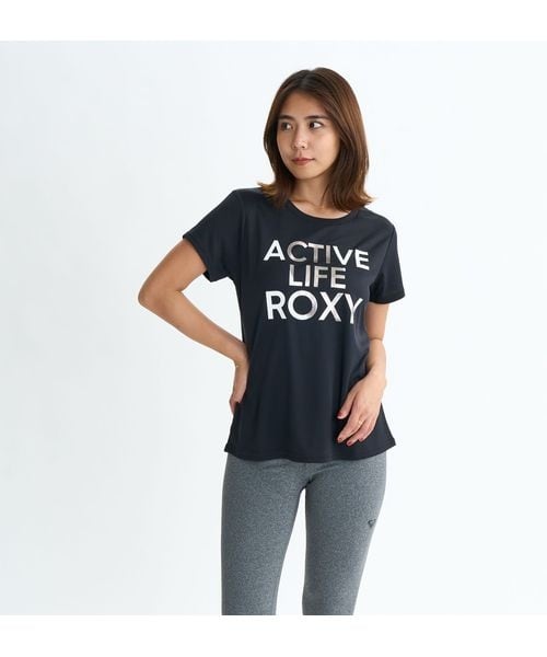 [}C]TVc ACTIVE LIFE TEE/LV[iROXYj BLK