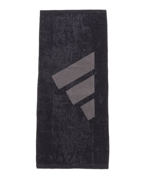 [}C]oX^I 25 BATH TOWEL BLK/AfB_Xiadidasj BLACK