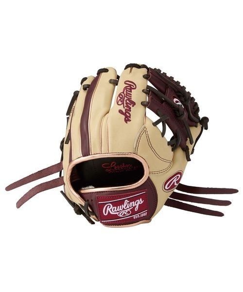 美品 Rawlings ローリングス グローブ キャメル 軟式グラブ 軟式 HOH PRO EXCEL(エイチオーエイチプロエクセル)N6X