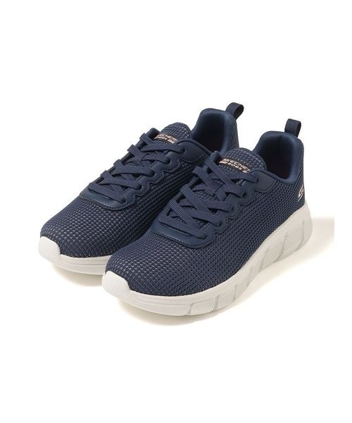 [�}���C]�J�W���A���E�H�[�L���O BOBS B FLEXM - VISIONARY ESSE/�X�P�b�`���[�Y�iSKECHERS�j NVY