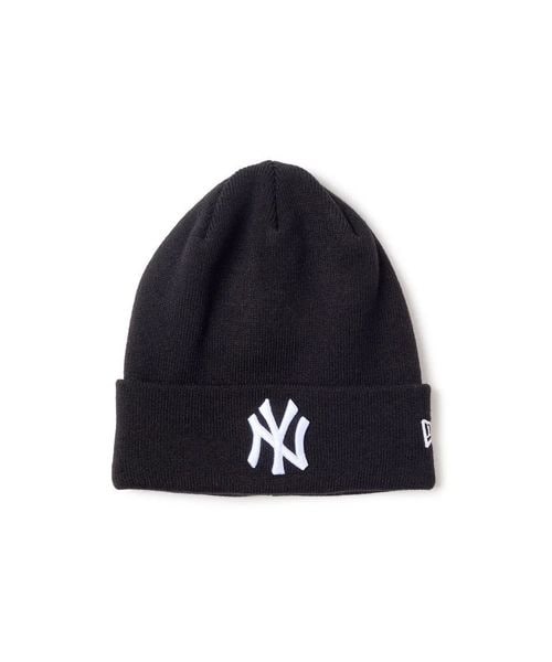 [�}���C]�j�b�g�L���b�v BASIC CUFF KNIT NEYYAN BLK 253/�j���[�G���iNEW ERA�j �u���b�N