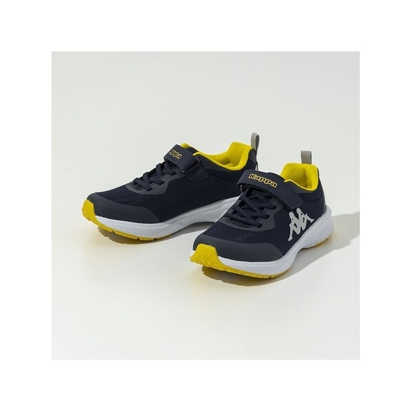 [�}���C]�t�b�g�E�F�A LOGO GLINCH 2 EV KID/�J�b�p�iKappa�j NAVY×YELLOW