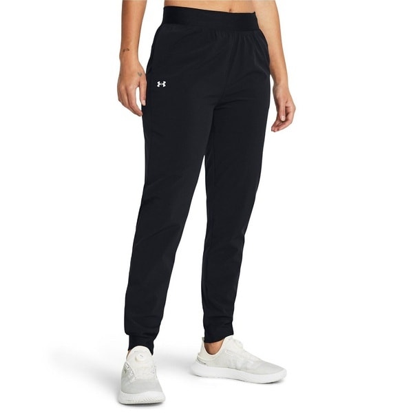 [�}���C]���f�B�[�X�A�p���� UA RIVAL WOVEN PANTS/�A���_�[�A�[�}�[�iUNDER ARMOUR �j Black / / White