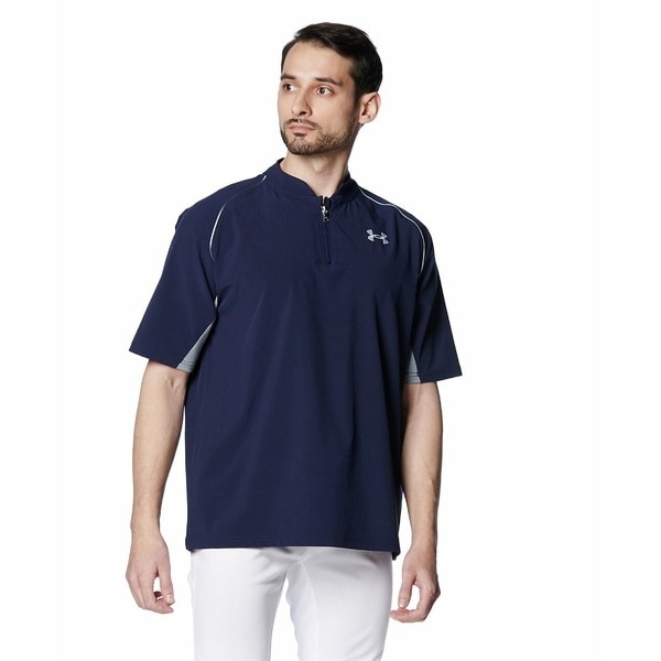 [�}���C]�x�[�X�{�[�� UA YARD CAGE JACKET/�A���_�[�A�[�}�[�iUNDER ARMOUR �j Midnight Navy / / W