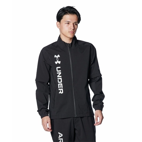 [�}���C]�S���t UA Storm Packable Rain Suit/�A���_�[�A�[�}�[�iUNDER ARMOUR �j Black / / Silver