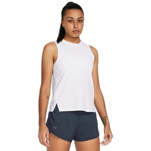 [�}���C]�����j���O UA Laser Tank/�A���_�[�A�[�}�[�iUNDER ARMOUR �j White / / Reflectiv