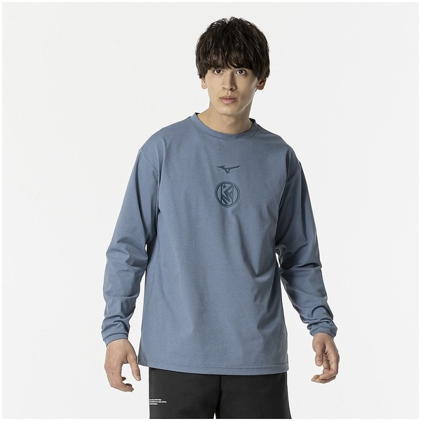 [�}���C]�T�b�J�[ MZFB SOFTDRY TEE L/S/�~�Y�m�iMIZUNO�j �u���[�O���[