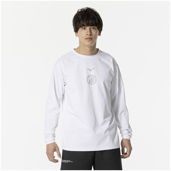 [�}���C]�T�b�J�[ MZFB SOFTDRY TEE L/S/�~�Y�m�iMIZUNO�j �z���C�g