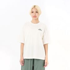 ﾚﾃﾞｨｰｽｱﾊﾟﾚﾙ フラワー オーバーサイズドショートスリーブTシャツ