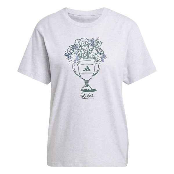[�}���C]���f�B�[�X�A�p���� W TROPHY FLWR �O���t�B�b�N T�V���c/�A�f�B�_�X�iadidas�j ���C�g�O���[�w�U�[