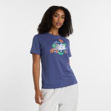 ﾚﾃﾞｨｰｽｱﾊﾟﾚﾙ フラワー グラフィックショートスリーブTシャツ